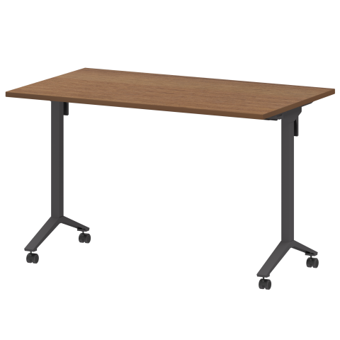Стол мобильный складной МБ22-120.70 Орех/Антрацит 1200x700x750 Моби