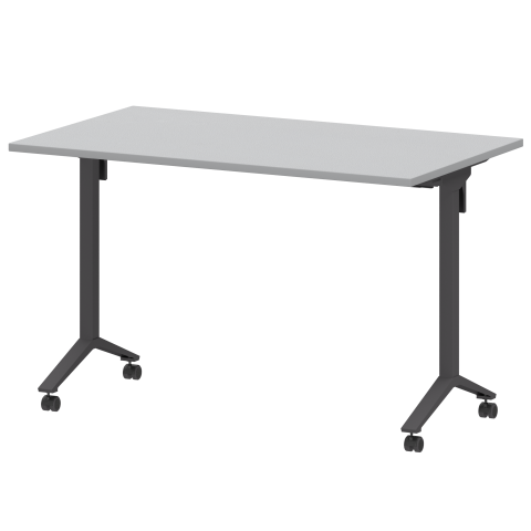 Стол мобильный складной МБ22-120.70 Серый/Антрацит 1200x700x750 Моби