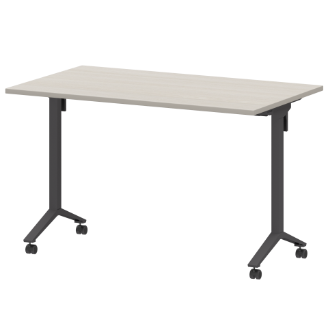 Стол мобильный складной МБ22-120.70 Ясень шимо/Антрацит 1200x700x750 Моби
