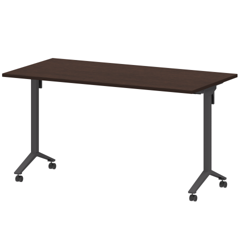 Стол мобильный складной МБ22-140.70 Дуб венге/Антрацит 1400x700x750 Моби