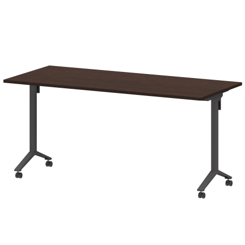 Стол мобильный складной МБ22-160.70 Дуб венге/Антрацит 1600x700x750 Моби