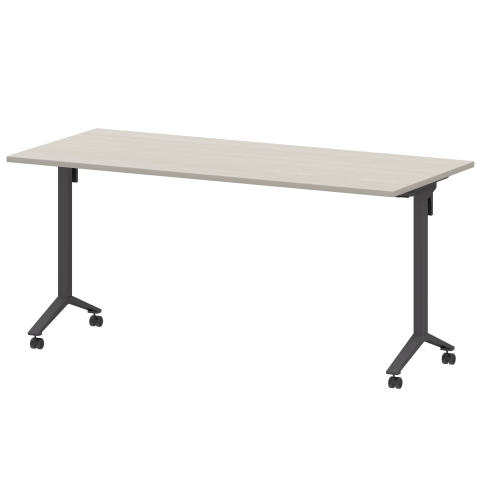 Стол мобильный складной МБ22-160.70 Ясень шимо/Антрацит 1600x700x750 Моби