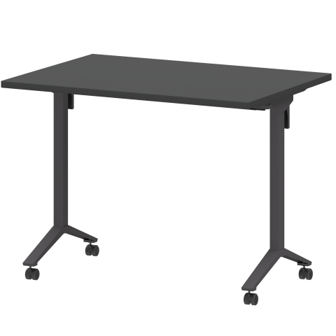 Стол мобильный складной МБ25-100.70 Графит/Антрацит 1000x700x750 Моби