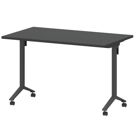 Стол мобильный складной МБ25-120.70 Графит/Антрацит 1200x700x750 Моби