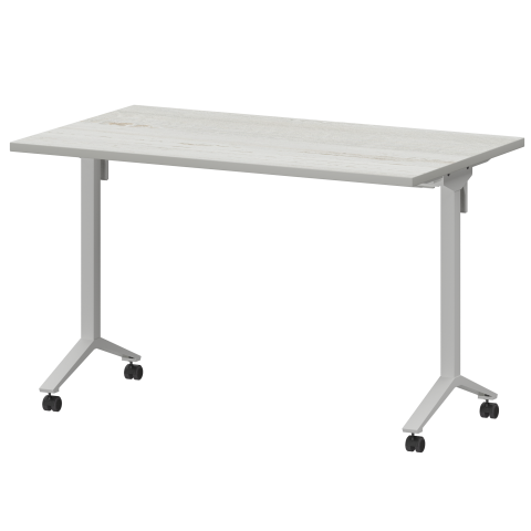 Стол мобильный складной МБ25-120.70 Сосна винтер/Белый 1200x700x750 Моби