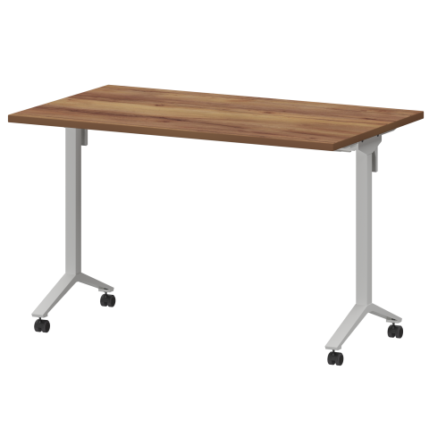 Стол мобильный складной МБ25-120.70 Таксония/Белый 1200x700x750 Моби