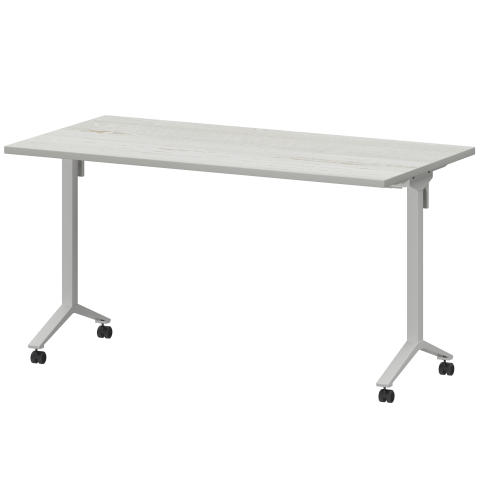 Стол мобильный складной МБ25-140.70 Сосна винтер/Белый 1400x700x750 Моби