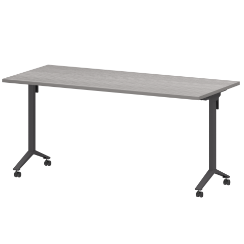 Стол мобильный складной МБ25-160.70 Лиственница/Антрацит 1600x700x750 Моби