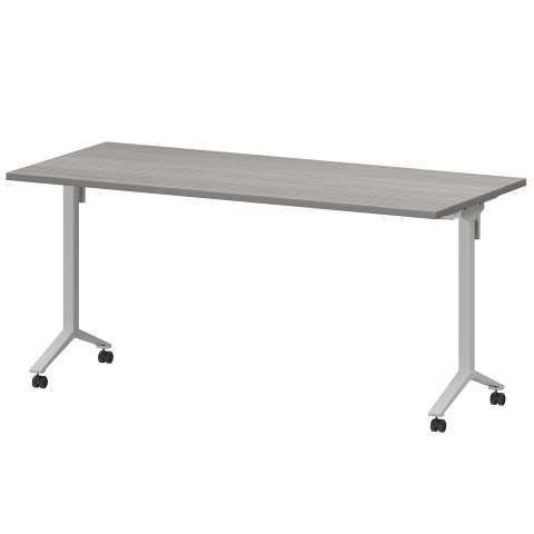Стол мобильный складной МБ25-160.70 Лиственница/Белый 1600x700x750 Моби