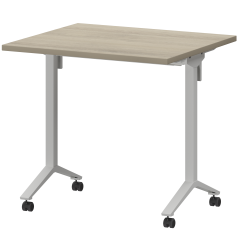 Стол мобильный складной МБ25-80.70 Кронберг/Белый 800x700x750 Моби