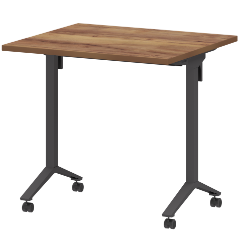 Стол мобильный складной МБ25-80.70 Таксония/Антрацит 800x700x750 Моби