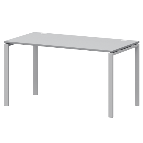 Стол на металлокаркасе АМ-002.60 Серый/Белый 1200x600x760 Арго-М