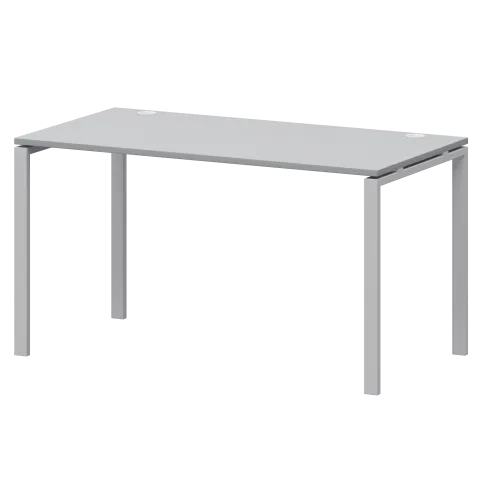 Стол на металлокаркасе АМ-002.60 Серый/Белый 1200x600x760 Арго-М