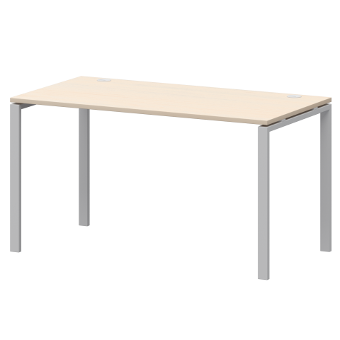 Стол на металлокаркасе АМ-003 Бук/Белый 1400x730x760 Арго-М