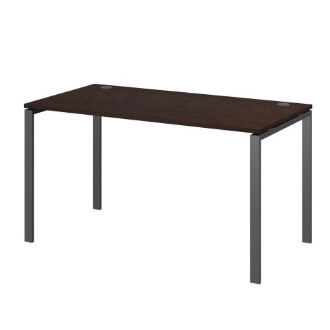 Стол на металлокаркасе АМ-003 Дуб венге/Антрацит 1400x730x760 Арго-М