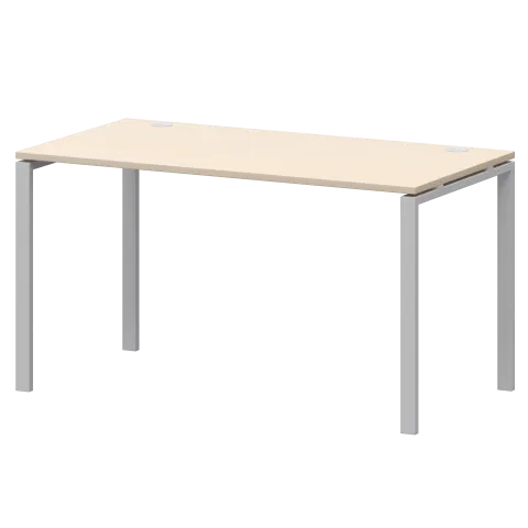 Стол на металлокаркасе АМ-005 Бук/Белый 1800x730x760 Арго-М