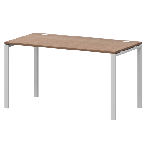 Стол на металлокаркасе АМ-005.60 Орех/Белый 1800x600x760 Арго-М