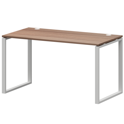 Стол на металлокаркасе АМ.О-003.60 Темный шимо/Белый 1400x600x760 Арго-М