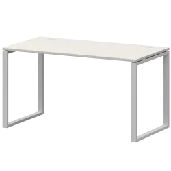 Стол на металлокаркасе АМ.О-003.60 Ясень шимо/Белый 1400x600x760 Арго-М