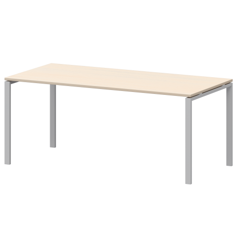 Стол на металлокаркасе для заседаний АМ-0058 Бук/Белый 1800x850x760 Арго-М