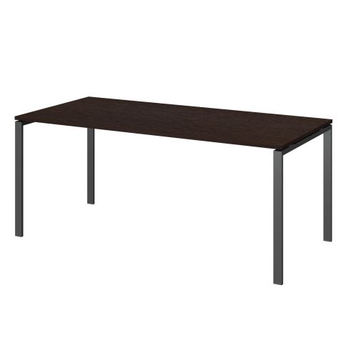 Стол на металлокаркасе для заседаний АМ-0058 Дуб венге/Антрацит 1800x850x760 Арго-М