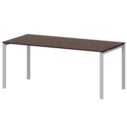 Стол на металлокаркасе для заседаний АМ-0058 Дуб венге/Белый 1800x850x760 Арго-М