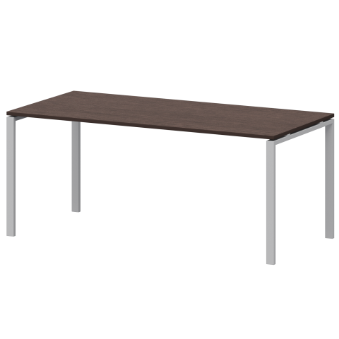 Стол на металлокаркасе для заседаний АМ-0058 Дуб венге/Белый 1800x850x760 Арго-М