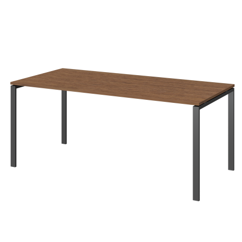 Стол на металлокаркасе для заседаний АМ-0058 Орех/Антрацит 1800x850x760 Арго-М