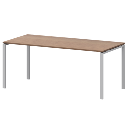 Стол на металлокаркасе для заседаний АМ-0058 Орех/Белый 1800x850x760 Арго-М