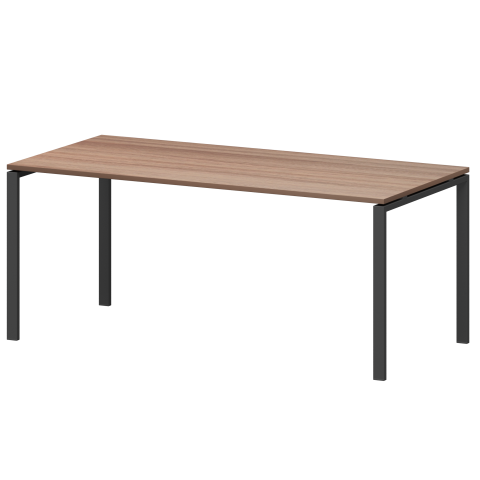 Стол на металлокаркасе для заседаний АМ-0058 Темный шимо/Антрацит 1800x850x760 Арго-М