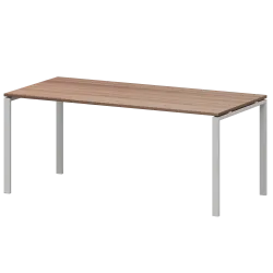 Стол на металлокаркасе для заседаний АМ-0058 Темный шимо/Белый 1800x850x760 Арго-М