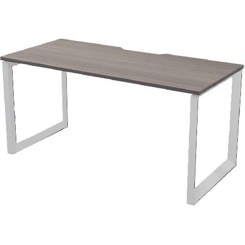 Стол на металлокаркасе НТМП.О-120 Лиственница/Белый 1200x730x750 Аргентум-МП