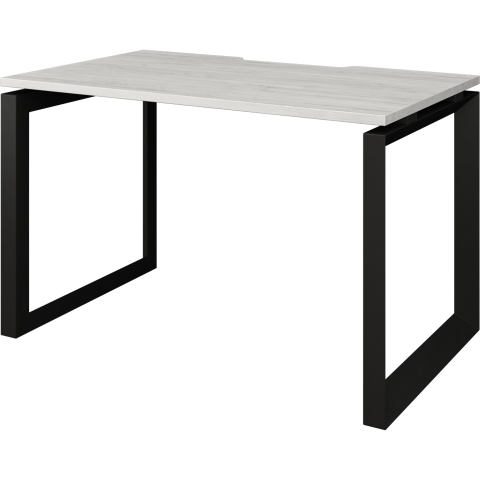 Стол на металлокаркасе НТМП.О-120 Сосна винтер/Антрацит 1200x730x750 Аргентум-МП