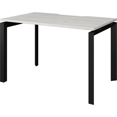 Стол на металлокаркасе НТМП.П-120 Сосна винтер/Антрацит 1200x730x750 Аргентум-МП