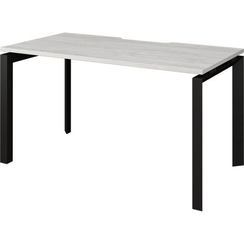 Стол на металлокаркасе НТМП.П-140 Сосна винтер/Антрацит 1400x730x750 Аргентум-МП