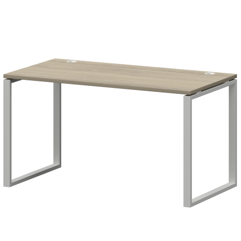 Стол на металлокаркасе СМС25-О-10К.73.Пр25 Кронберг/Белый 1000x730x750 Смарт