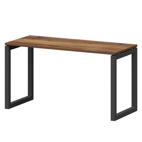 Стол на металлокаркасе СМС25-О-12К.60.Пр50 Таксония/Антрацит 1200x600x750 Смарт