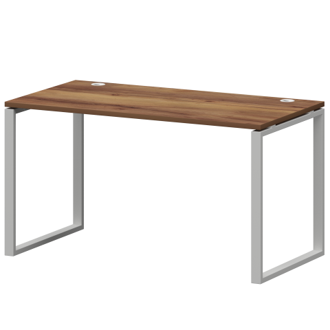 Стол на металлокаркасе СМС25-О-12К.73.Пр25 Таксония/Белый 1200x730x750 Смарт