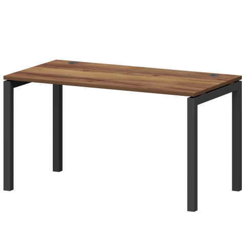 Стол на металлокаркасе СМС25-П-10К.73.Пр50 Таксония/Антрацит 1000x730x750 Смарт