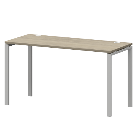 Стол на металлокаркасе СМС25-П-12К.60.Пр25 Кронберг/Белый 1200x600x750 Смарт
