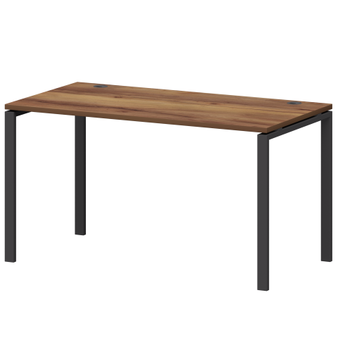 Стол на металлокаркасе СМС25-П-12К.73.Пр25 Таксония/Антрацит 1200x730x750 Смарт