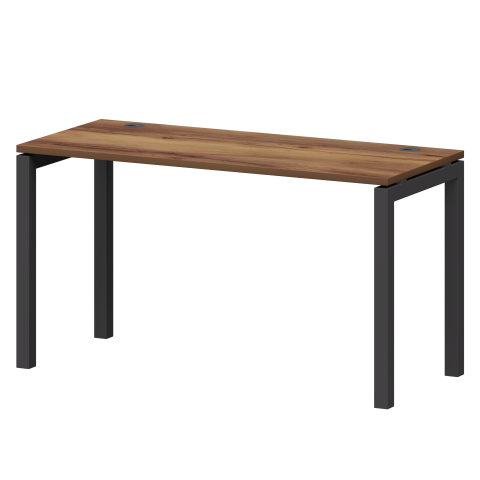 Стол на металлокаркасе СМС25-П-16К.60.Пр50 Таксония/Антрацит xx Смарт