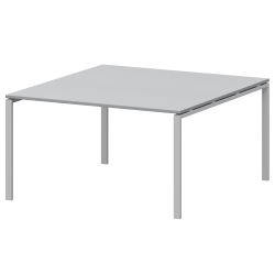 Стол переговорный на металлокаркасе АМП-004.123 Серый/Белый 1600x1236x760 Арго-М