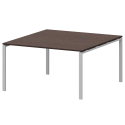 Стол переговорный на металлокаркасе АМП-005.123 Дуб венге/Белый 1800x1236x760 Арго-М