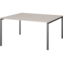 Стол переговорный на металлокаркасе АМП-005.123 Ясень шимо/Антрацит 1800x1236x760 Арго-М