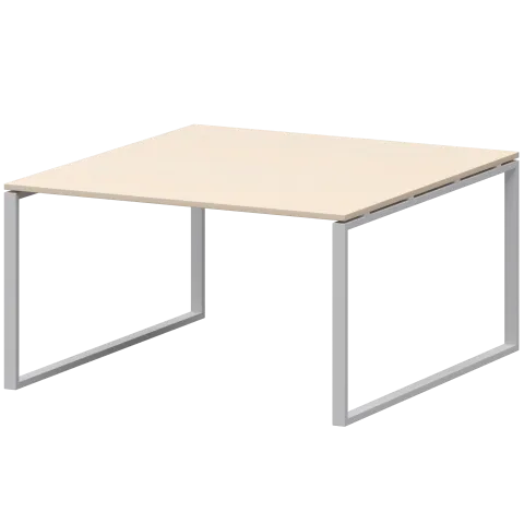 Стол переговорный на металлокаркасе АМП.О-002.123 Бук/Белый 1200x1236x760 Арго-М