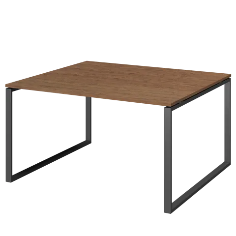 Стол переговорный на металлокаркасе АМП.О-002.123 Орех/Антрацит 1200x1236x760 Арго-М