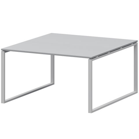 Стол переговорный на металлокаркасе АМП.О-002.123 Серый/Белый 1200x1236x760 Арго-М