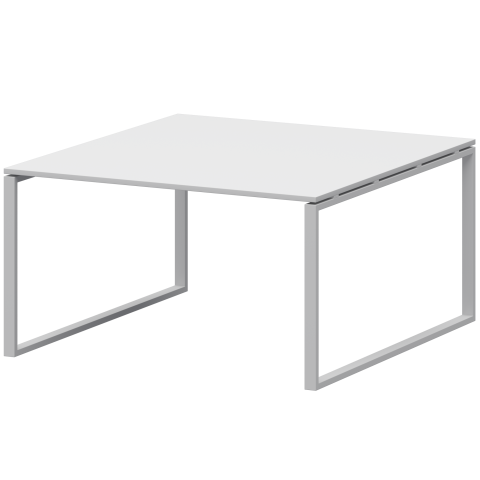 Стол переговорный на металлокаркасе АМП.О-003.123 Белый/Белый 1400x1236x760 Арго-М