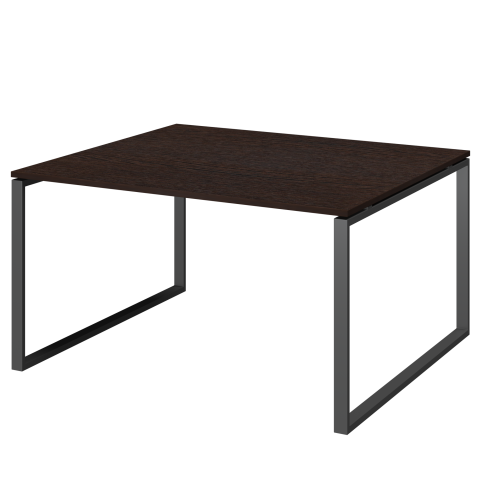 Стол переговорный на металлокаркасе АМП.О-004.123 Дуб венге/Антрацит 1600x1236x760 Арго-М